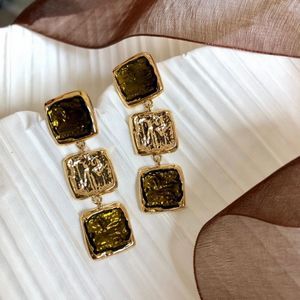 New Abstract Earrings Tier Earrings 14K Gold filled Drop Acrylic Earrings